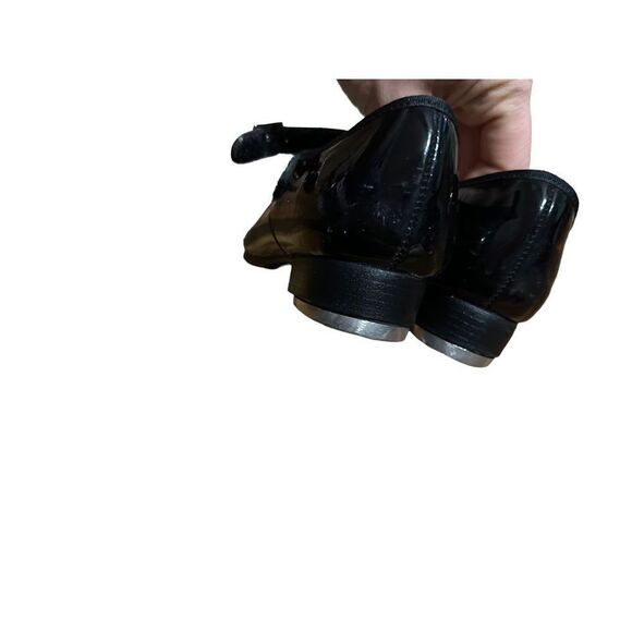 Capezio girls black tap shoes sz 2M - Picture 6 of 9